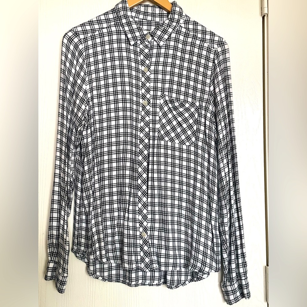 Black and White Button Down